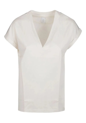 Eleventy cuffed T-shirt - White