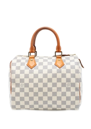 Louis Vuitton Pre-Owned 2015 Damier Azur Speedy 25 boston bag - White