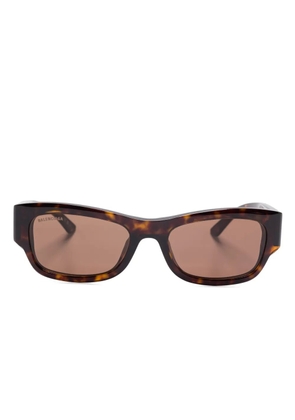 Balenciaga Eyewear rectangle-frame sunglasses - Brown