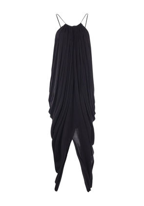 LOEWE draped halterneck dress - Black