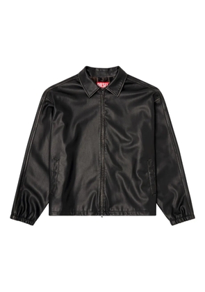 Diesel zip-front panelled jacket - Black
