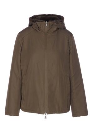LOU ANDREA reversible hooded jacket - Brown