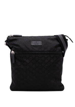 Gucci Pre-Owned 2016-2025 GG Canvas Web crossbody bag - Black