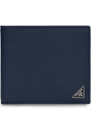 Prada Saffiano Leather Wallet - Blue