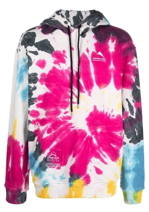 Mauna Kea tie-dye print hoodie - Pink