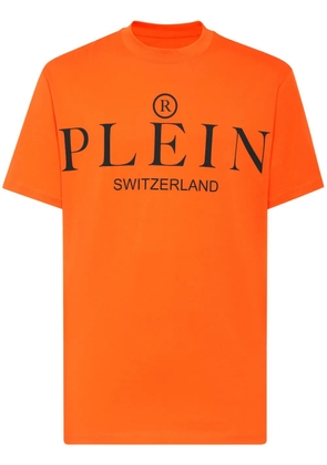 Philipp Plein logo print T-shirt - Orange