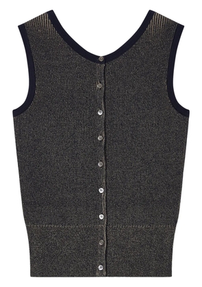 TOMBOY ribbed sleeveless top - Blue