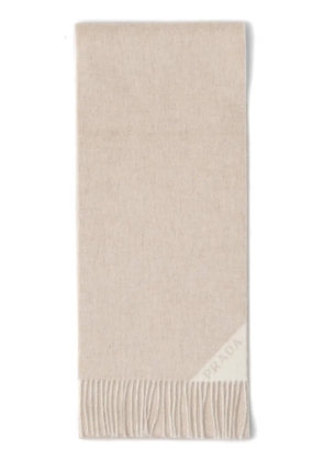 Prada reversible cashmere scarf - Neutrals