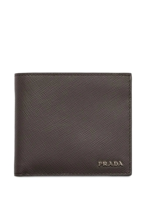 Prada textured bifold wallet - Grey