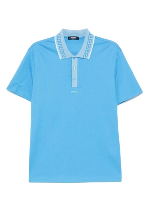 Versace Grecca polo shirt - Blue