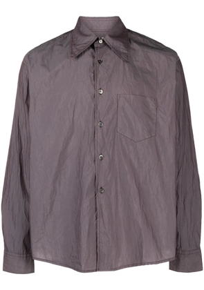 OUR LEGACY Coco 70s long-sleeved shirt - Purple