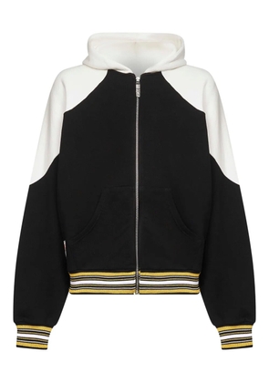 PDF colour-block zip-up hoodie - Black