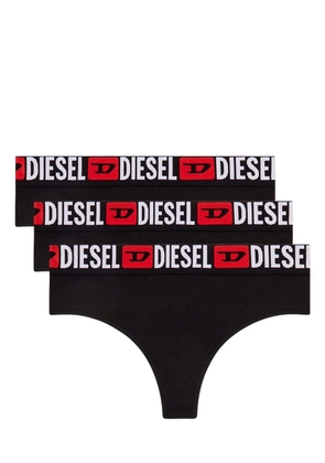 Diesel Ufst-Stars thongs (pack of three) - Black
