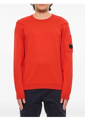 C.P. Company logo patch sweatshirt - Orange