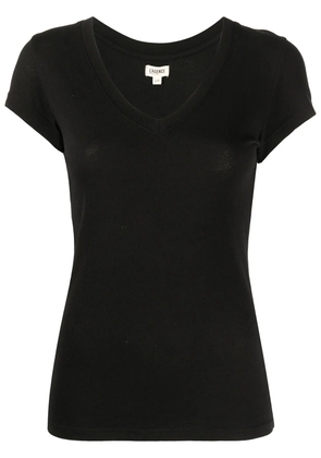 L'Agence v-neck T-shirt - Black
