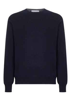 D4.0 ribbed crew-neck sweater - Blue