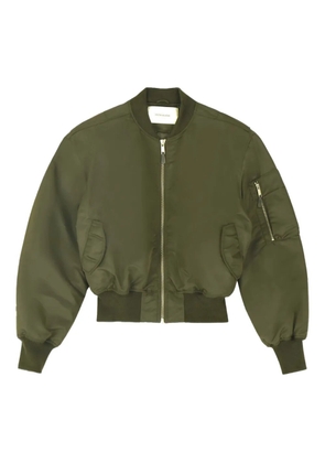 ENTIRE STUDIOS puffe-sleeve bomber jacket - Green