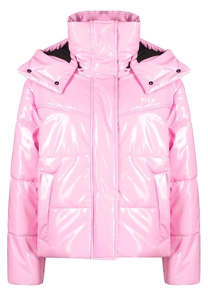 MSGM quilted puffer jacket - Pink
