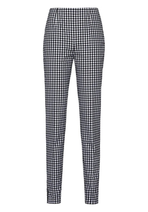 Prada gingham-check trousers - Black