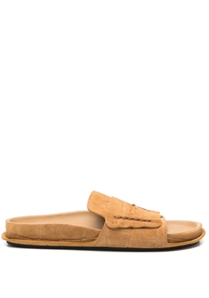 Jacquemus Les Sandales Mocassin flat sandals - Brown