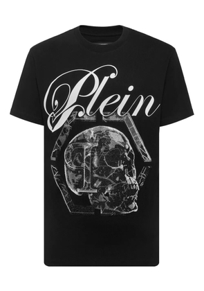 Philipp Plein Marble Skull-print T-shirt - Black
