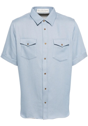 GOD'S TRUE CASHMERE short-sleeves shirt - Blue
