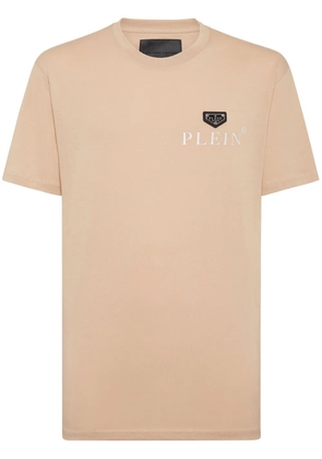 Philipp Plein logo-print T-shirt - Neutrals