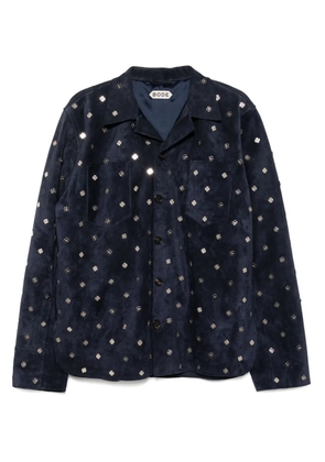 BODE Clover work shirt jacket - Blue