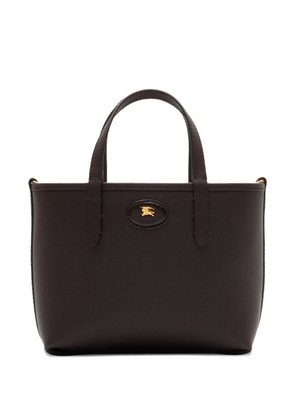 Burberry mini Bloomsbury reversible check tote bag - Brown