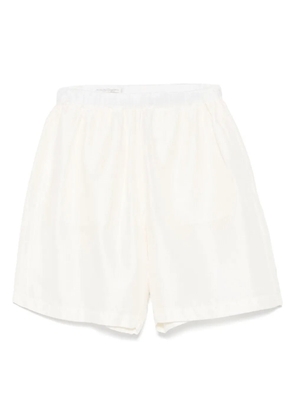 RANRA patterned-jacquard shorts - White