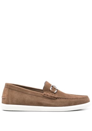 FENDI Fendi O'Lock loafers - Brown