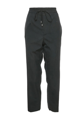 Gucci Pre-Owned wool drawstring trousers - Grey