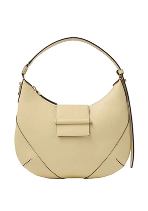 Jimmy Choo small Bar leather shoulder bag - Yellow