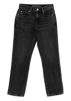 Alexander Wang Stovepipe high-rise jeans - Black