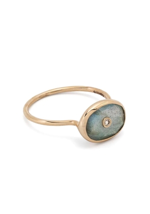 Pascale Monvoisin 9kt yellow gold Orso diamond and labradorite ring