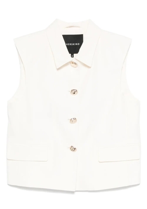 HERSKIND dented-buttons waistcoat - Neutrals