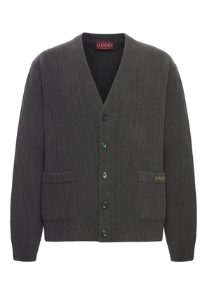 Gucci buttoned patch-pocket cardigan - Green