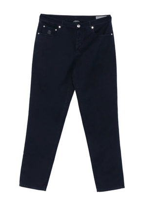 Brunello Cucinelli cotton trousers - Blue