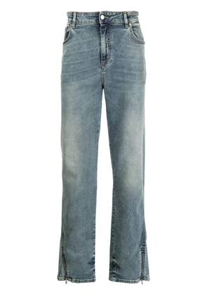 Represent mid-rise straight-leg jeans - Blue