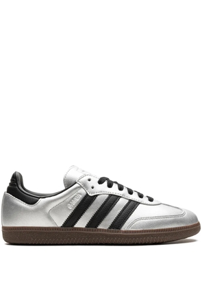 adidas Samba OG 'Silver Metallic/Black/Gum' sneakers