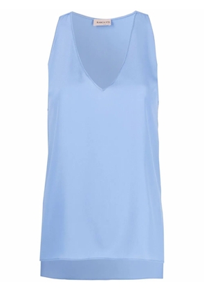 Blanca Vita V-neck vest top - Blue