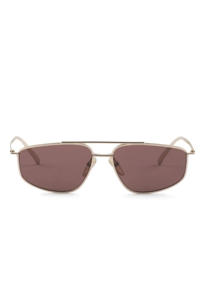 Prada Eyewear geometric-frame sunglasses - Gold