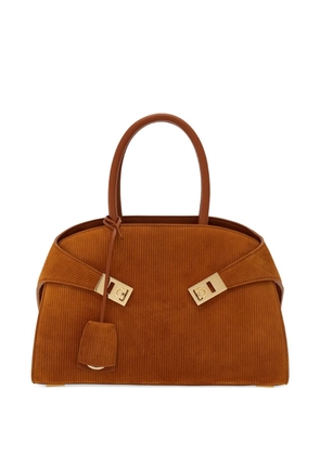 Ferragamo medium Hug tote bag - Brown