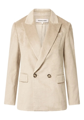Veronica Beard corduroy double-breasted blazer - Neutrals