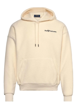 Polo Ralph Lauren logo-detail hoodie - Neutrals
