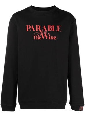 Raf Simons text-print sweatshirt - Black