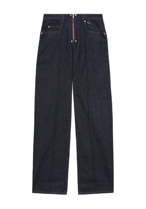 ISABEL MARANT Stely zip-detail trousers - Blue