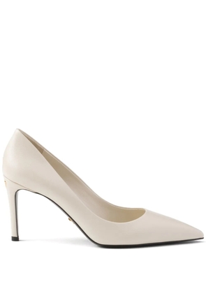 Prada 85mm Saffiano leather pumps - Neutrals