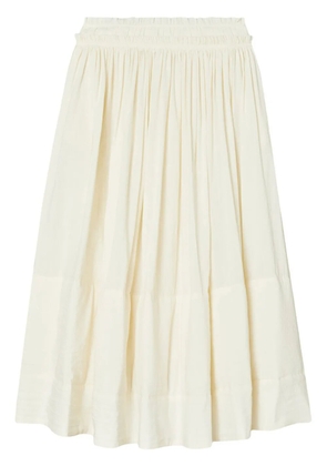 Tory Burch pleated midi skirt - Neutrals