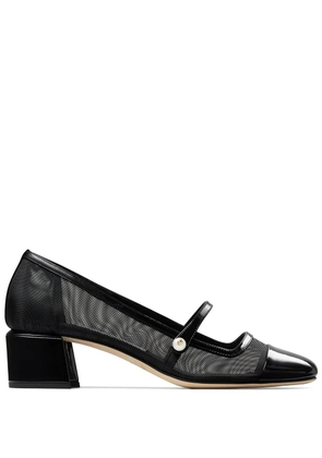 Jimmy Choo Elisa 45 leather pumps - Black